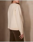 Crèmekleurige jas Clarence