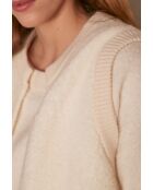 Crèmekleurige jas Clarence