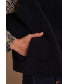 Sharon Gi Strickjacke mit rosafarbener Schnalle