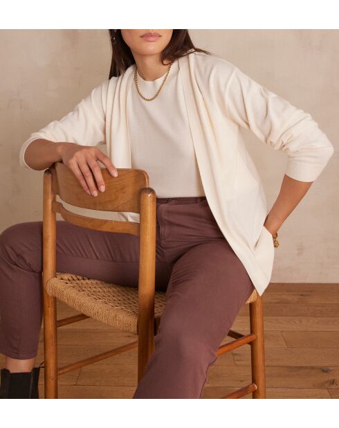 Cardigan Bayron crema