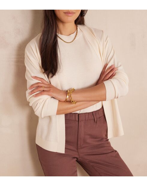 Cardigan Bayron crema