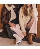 Blouson Alex B Cuir chocolat