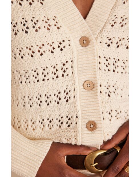 Cardigan Basilio crema