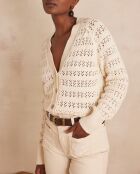 Cardigan Basilio crema