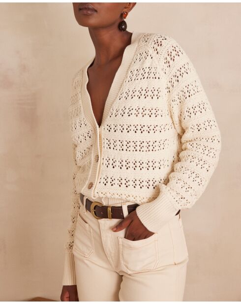Cardigan Basilio crema