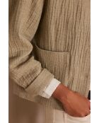 Giacca Carmen B Uni color mandorla