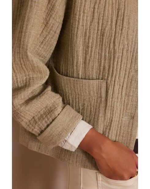 Giacca Carmen B Uni color mandorla