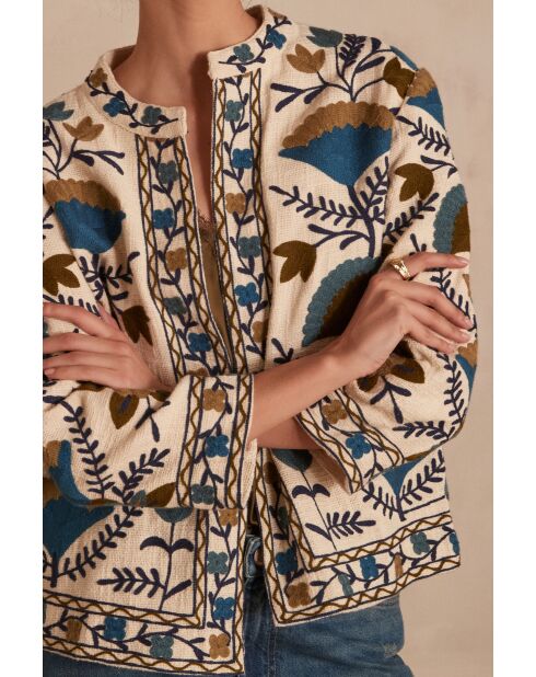 Geborduurde petroljas van Nathalie