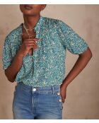 Blusa azul Bl Imp Turquesa