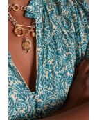 Blusa azul Bl Imp Turquesa