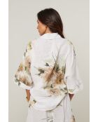 Chemise Adélia 100% Lin blanche