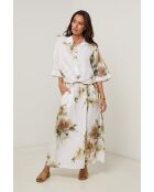 Chemise Adélia 100% Lin blanche