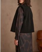 Brooklyn Gi Bouclette Schwarze Jacke