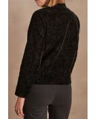 Serena B zwart fluwelen jack