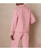 Clara Sh himbeergraues Overshirt