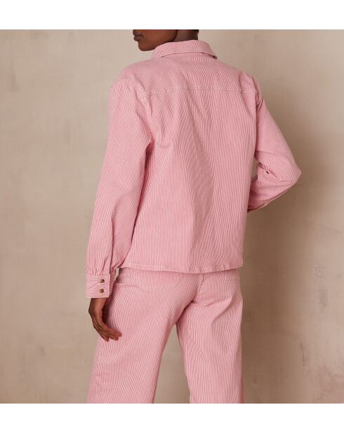 Clara Sh himbeergraues Overshirt