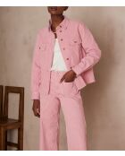 Clara Sh himbeergraues Overshirt