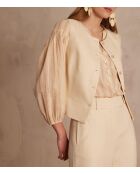 Cliff Gi Uni cremefarbene Weste