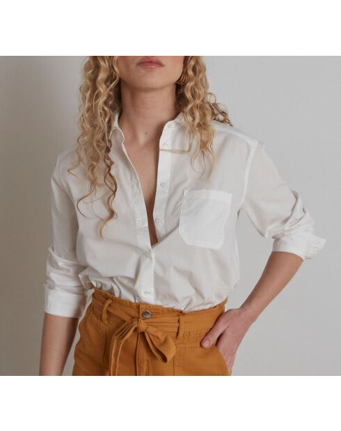 Weiße Hemdblusen von Thomas