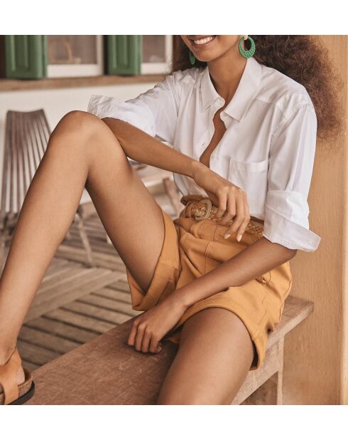 Weiße Hemdblusen von Thomas