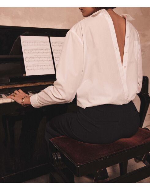 Weiße Hemdblusen von Thomas