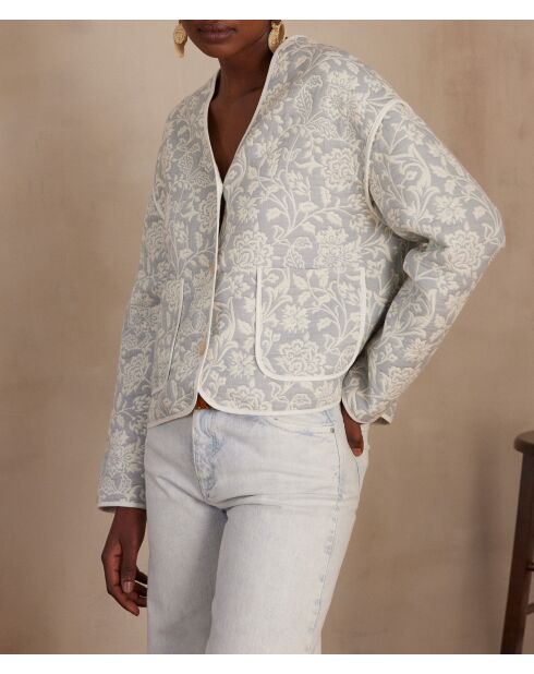 Chaqueta glaciar bicolor Colette B