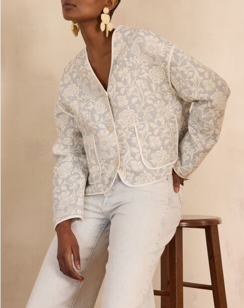 Chaqueta glaciar bicolor Colette B