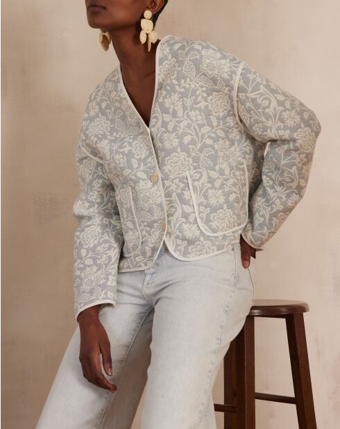 Chaqueta glaciar bicolor Colette B