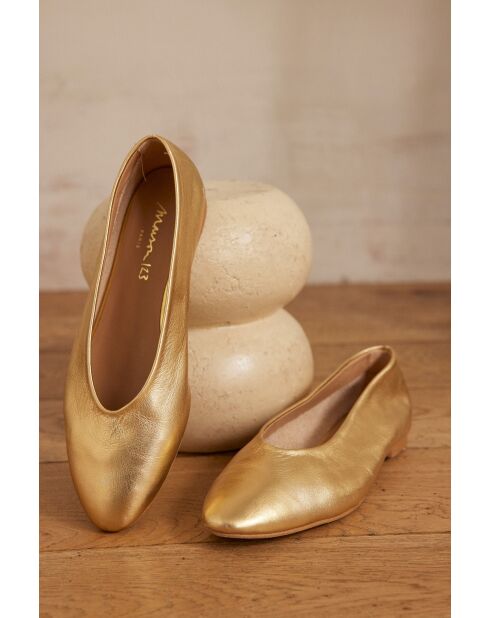 Ballerines Mona ballerine or