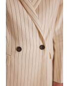 Bess B ecru gestreept jack