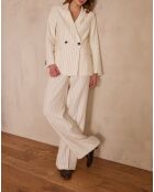 Bess B ecru gestreept jack