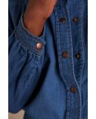 Chemisier Cleo Ch denim delave clair