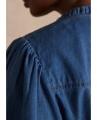 Chemisier Cleo Ch denim delave clair