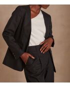 Chaqueta de traje negra Sally B