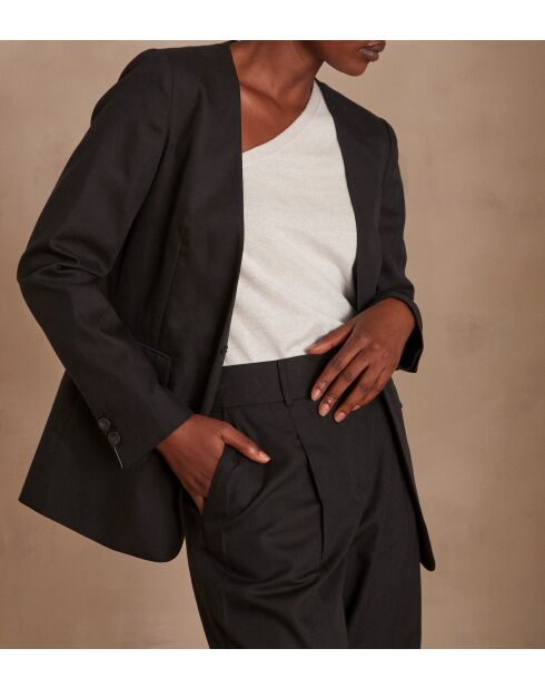 Giacca da abito nera Sally B