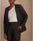 Chaqueta de traje negra Sally B