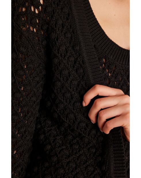 Cárdigan Sharon negro