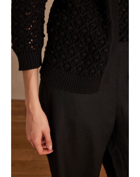 Cárdigan Sharon negro