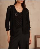 Cárdigan Sharon negro