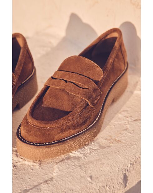 Mocassins Ruben camel clair