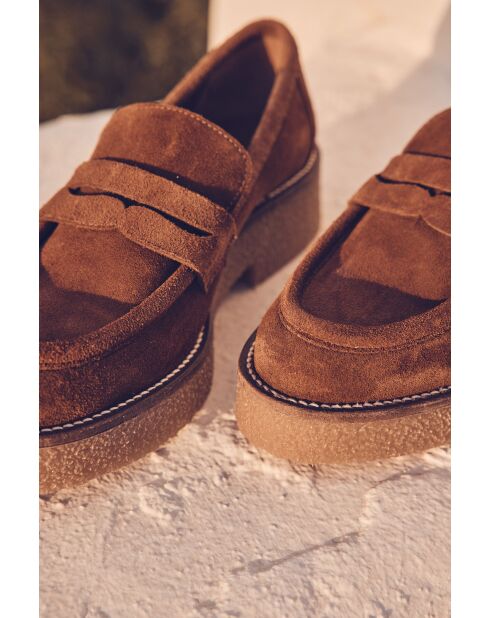 Mocassins Ruben camel clair