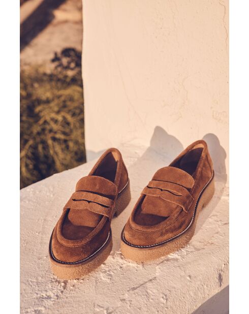 Mocassins Ruben camel clair