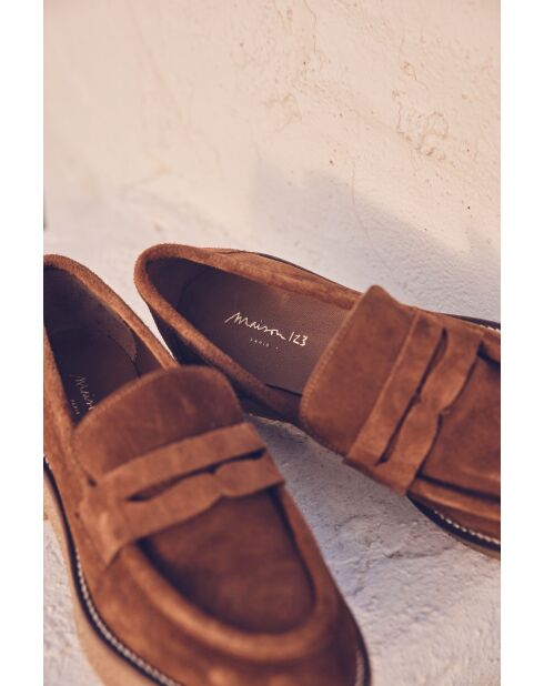 Mocassins Ruben camel clair
