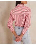 Chemisier Samy Ch rayure rouge