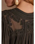 Blusa bordada caqui Taylor Bl