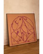 Foulard Arborescence caramel