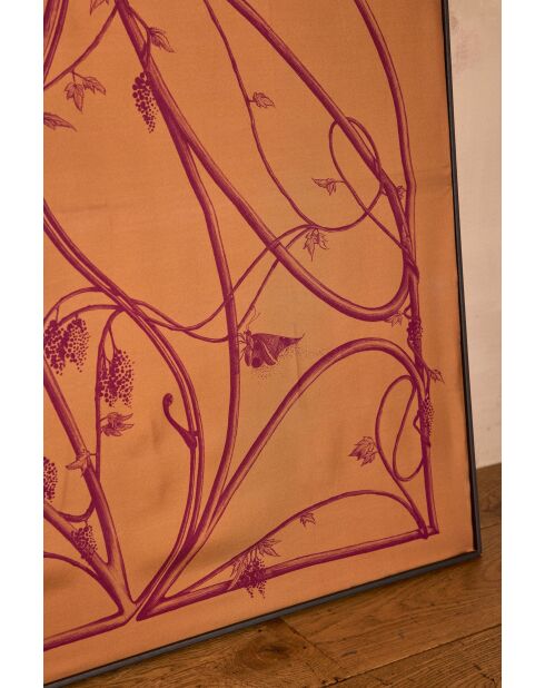 Foulard Arborescence caramel