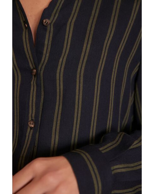 Chemisier Betsy Ch rayure kaki