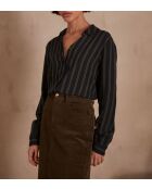 Chemisier Betsy Ch rayure kaki