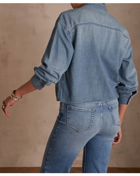 Clara Ch leicht gewaschenes Jeanshemd